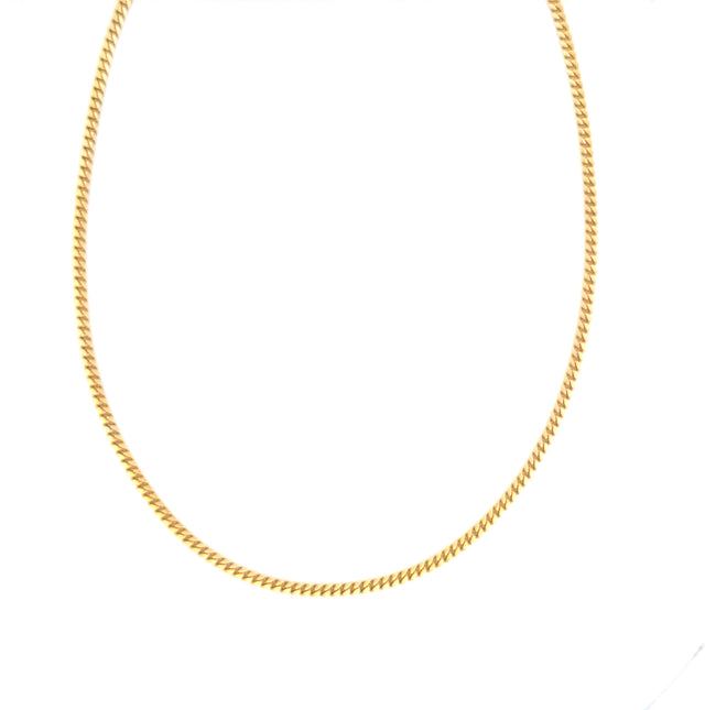 10K Yellow Gold Cuban Link Chain Size 18