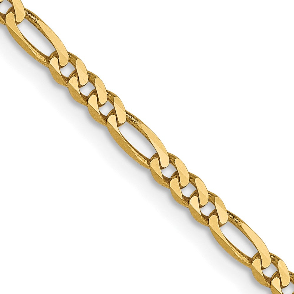 Leslie’s 14K 2.25mm Flat Figaro Chain