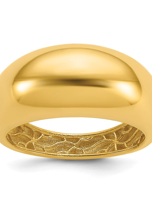 Herco 14K Polished Domed Ring