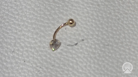 14K YELLOW PIERCING EARRING 0.6GR