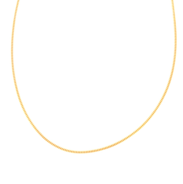 10K Yellow Gold Cuban Link Chain Size 22