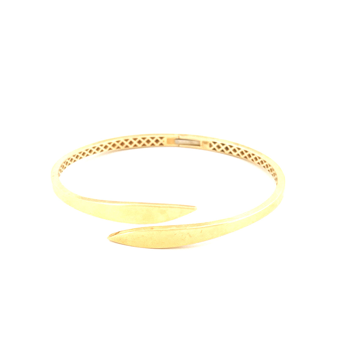 14K Yellow Gold Fashion Bangle Weight 10.9 gr