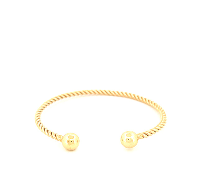 14K Yellow Gold Fashion Bangle Weight 5.9 gr