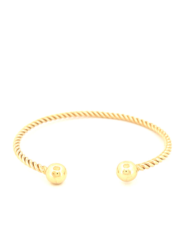 14K Yellow Gold Fashion Bangle Weight 5.9 gr