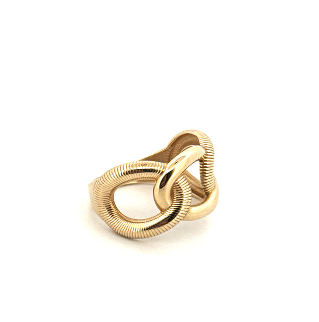 10k Yellow Gold Women's Fashion Ring Size 7 Weight 3.3GR