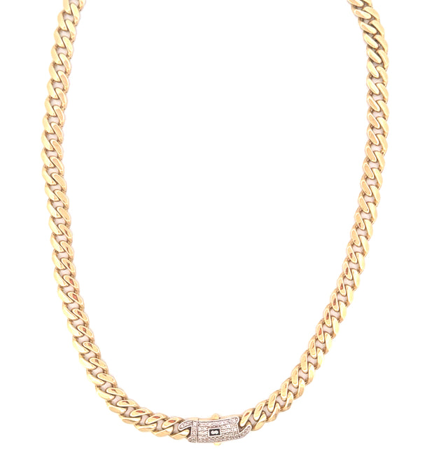 14K Yellow Gold Monaco Chain  Size 20