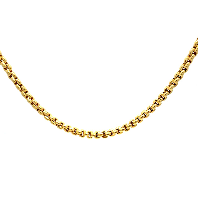 14K Yellow Gold  Fancy Necklace Size 16