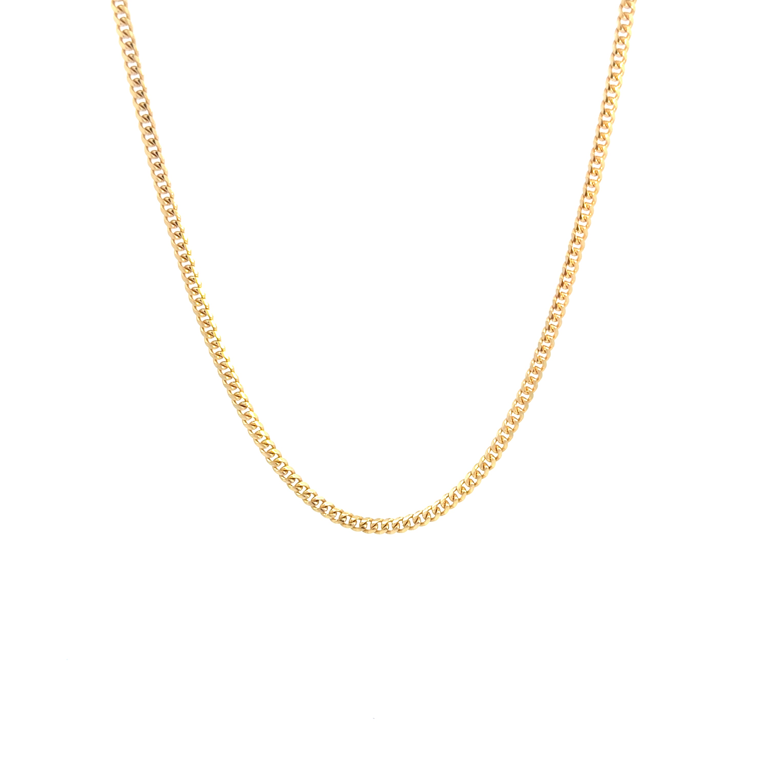 10K Yellow Gold Cuban Link Chain Size 24'' Weight 12.2GR