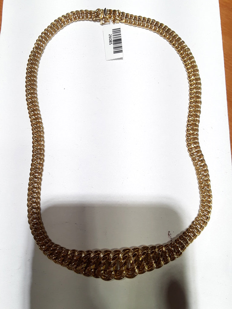 10K Yellow Size 18" PRINCESS NECKLACE Weight 19.5 GR