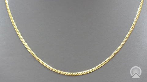 10K YELLOW CUBAN LINK CHAIN  16