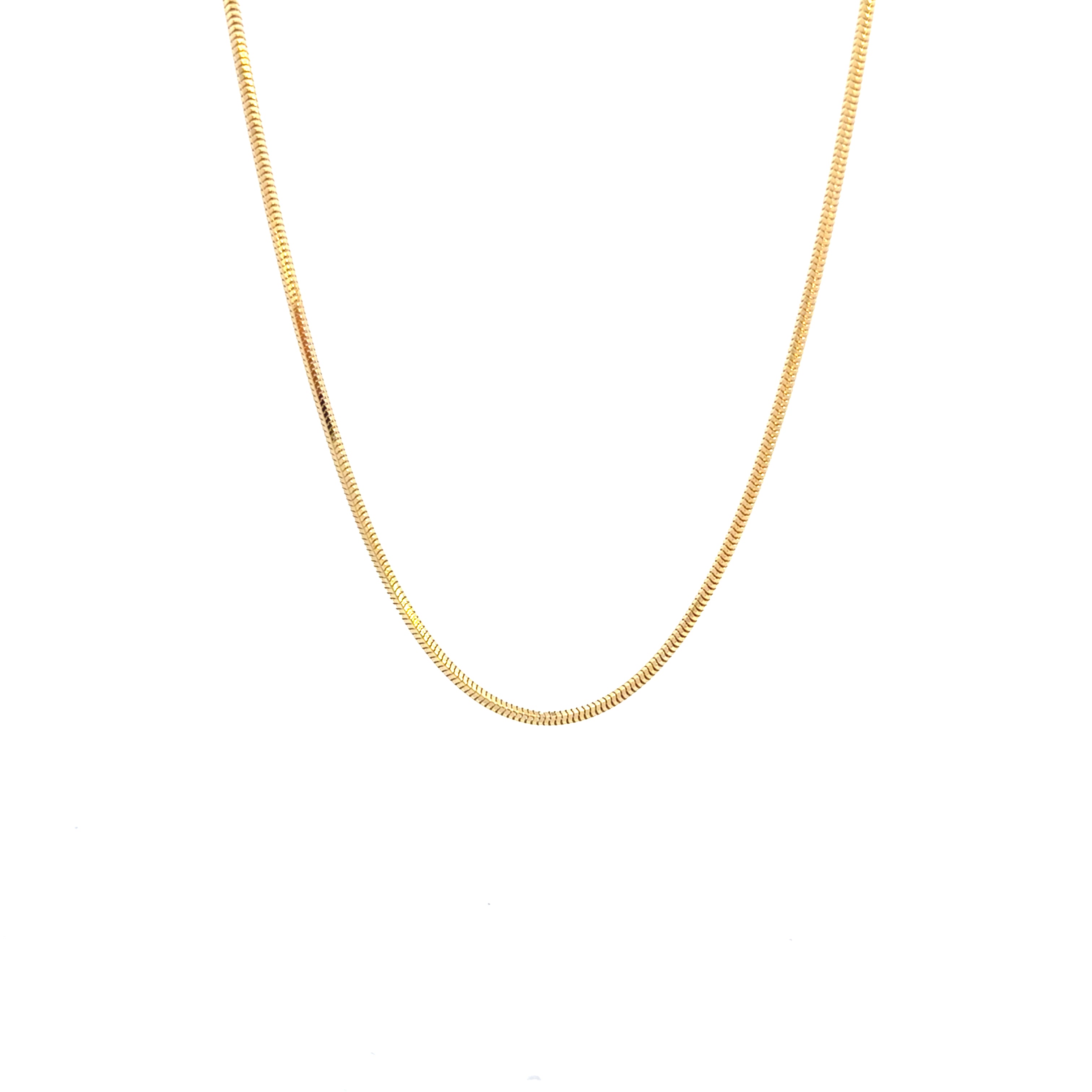 14k Yellow Gold Snake Chain Size 18" Weight 7.8gr