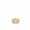 14k Tri-Color Gold Men's Fancy Ring  Weight 6.0gr Size 9.5