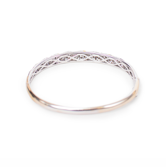 Diamond Bangle Bracelet.