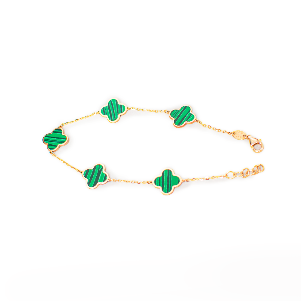 Green Cloverleaf Bracelet.