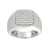 10K WHITE GOLD 1.00CT ROUND DIAMOND MEN’S RING