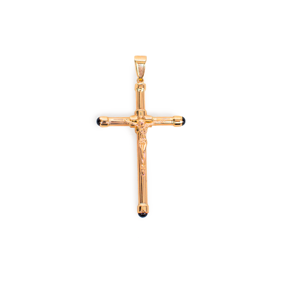 Puff Crucifix Pendant.