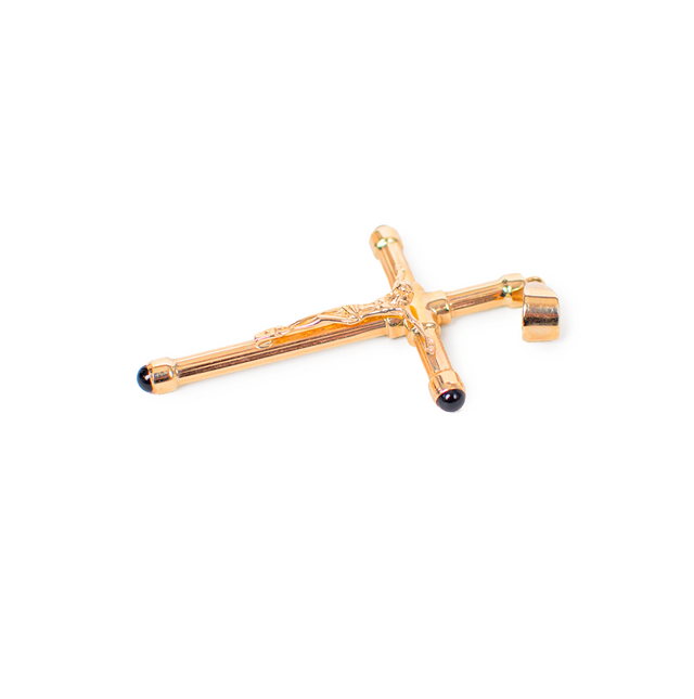 Puff Crucifix Pendant.