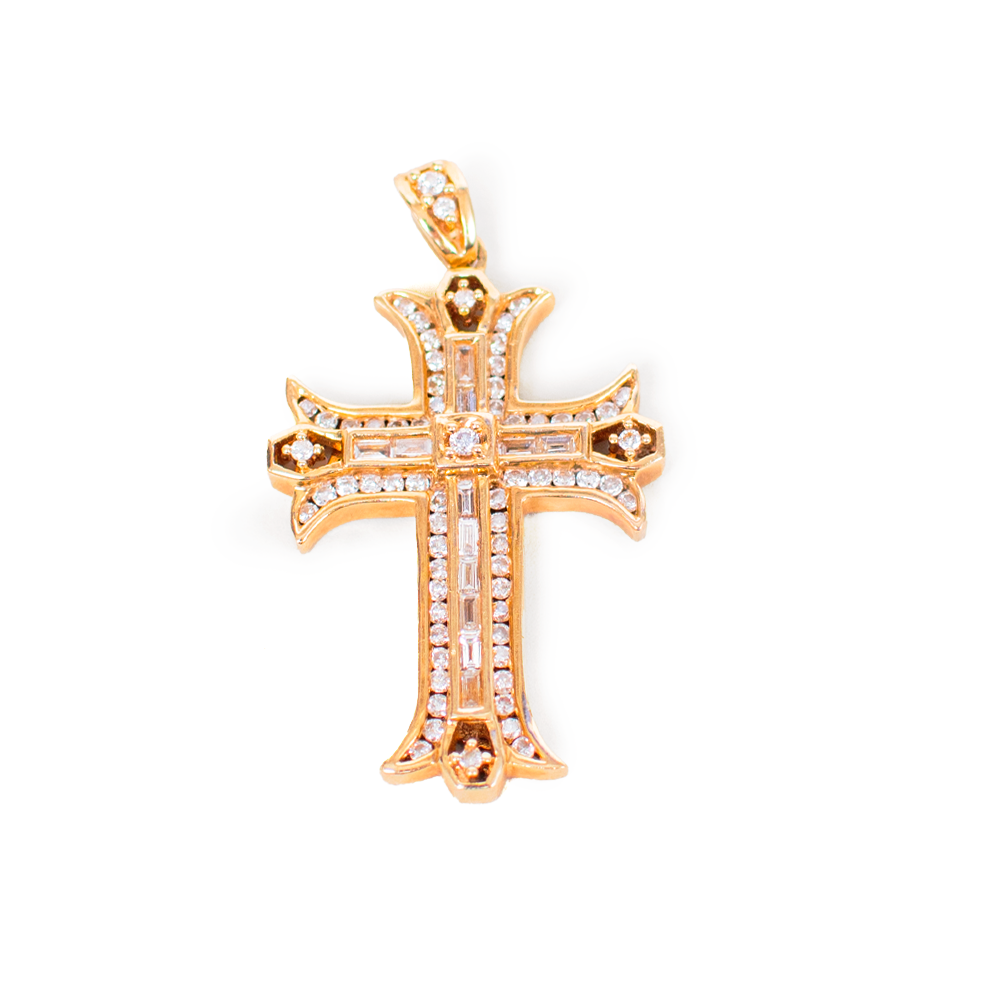 Diamond Cross Pendant.