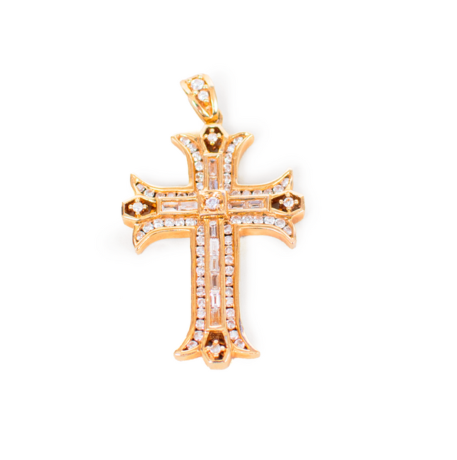 Diamond Cross Pendant.