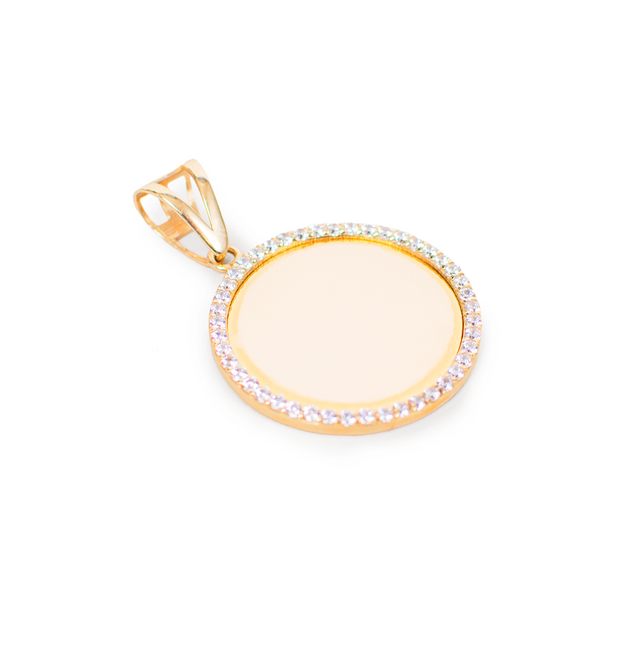 Round Mirror Pendant.