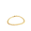 14K TT BRACELET CURB LINK  Size 8'' Weight 10gr