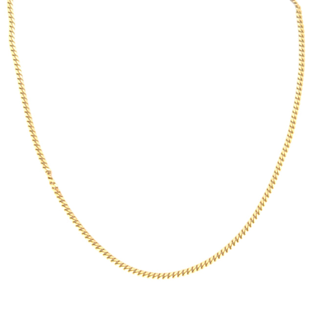 10k Yellow Gold Cuban Link Chain Size 24